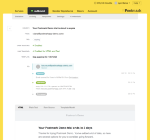 Detailed message event logs for every email.